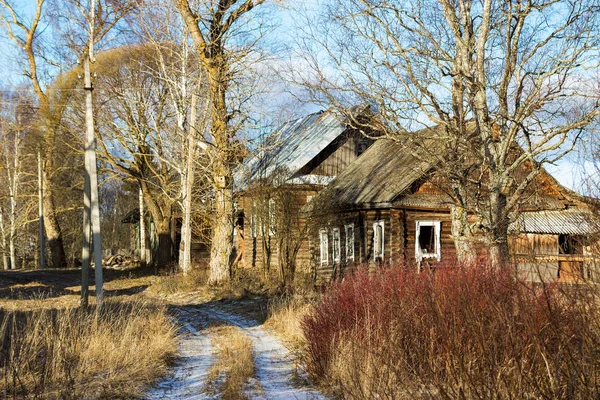 Pueblo ruso Paltsevo — Foto de Stock