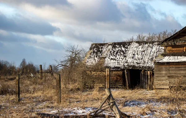 Russisches Dorf Palzewo — Stockfoto