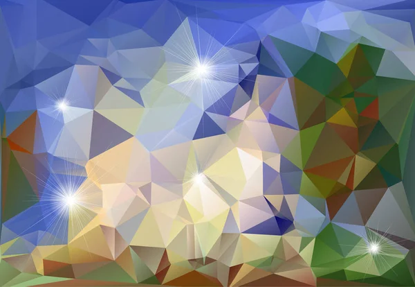 Contexte polygonal abstrait — Image vectorielle