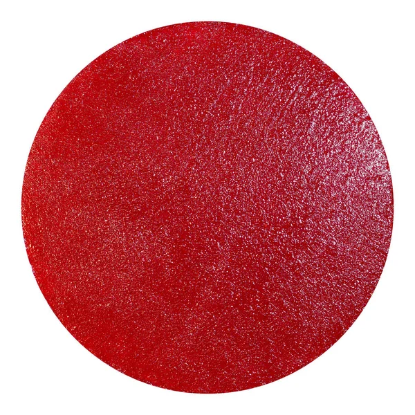 Den röda cirkeln. Akrylfärg — Stockfoto