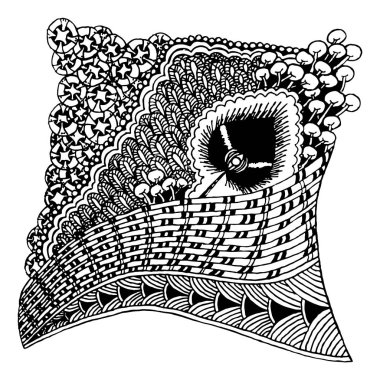 Zenart tarzında soyut çizim