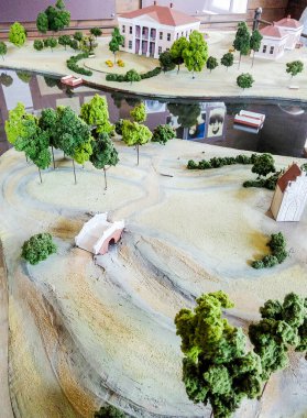 Mini minyatür asil malikane.