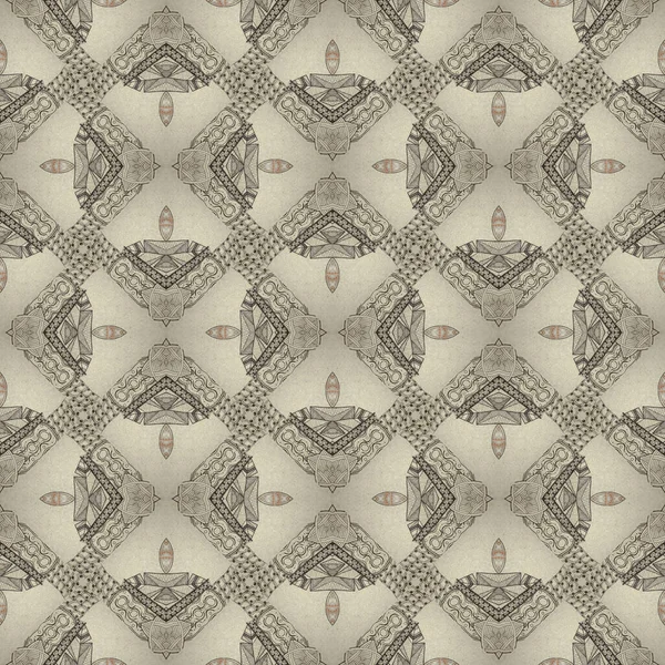 Seamless pattern in zenart style — Stock Photo, Image