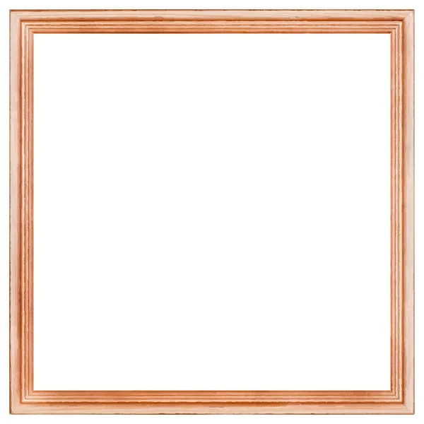 Vierkant houten frame — Stockvector