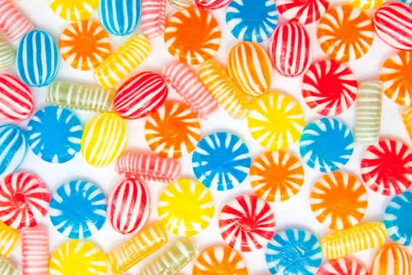 Viele Verschiedene Farben Bonbons Hintergrund — Stockfoto