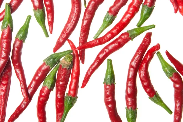Vörös Csípős Chilipaprika — Stock Fotó