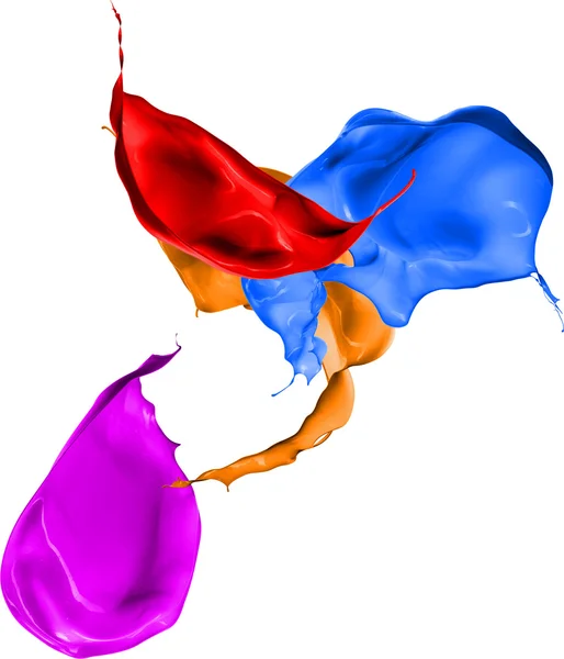 Isolated shot of paint splashing Stock Photo by ©Irochka 5129214