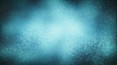 Particle seamless background on blue science concept.