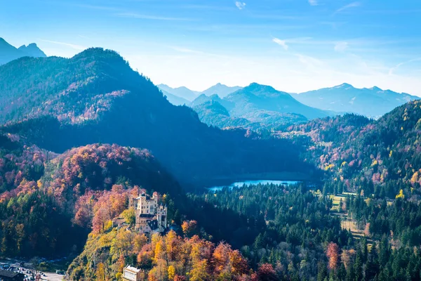 El castillo de Hohenschwangau — Foto de Stock