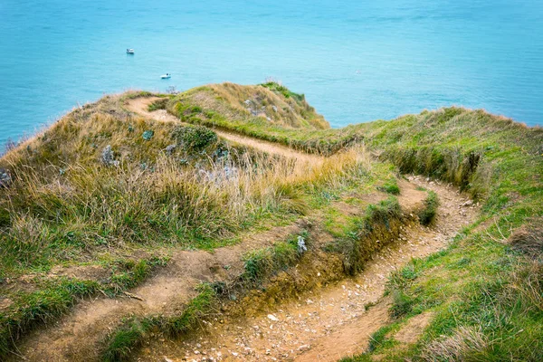 Schilderachtig Uitzicht Van Vuil Weg Buurt Van Kust — Gratis stockfoto