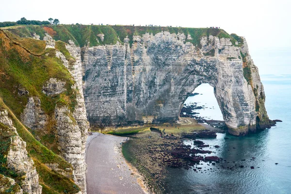 Etretat, view from above, Normandy, France. — Free Stock Photo