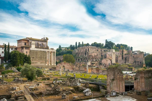 Roma Noviembre Vista Del Foro Romano Desde Una Altura Noviembre — Foto de Stock