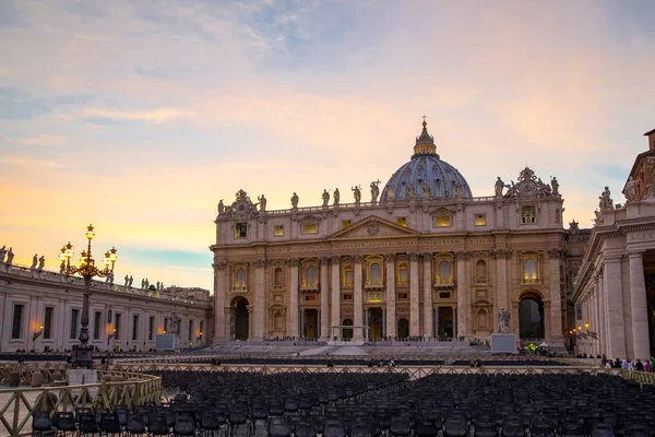 Βατικανό Νοεμβρίου 2015 Επίσκεψη Βασιλική San Pietro Saint Peter Church — Φωτογραφία Αρχείου