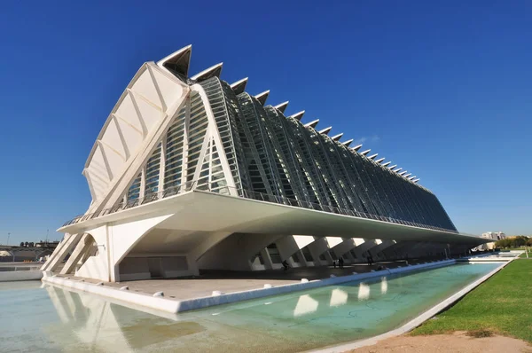 Valencia España Noviembre 2013 Arquitectura Moderna Ciudad Las Artes Las — Foto de Stock