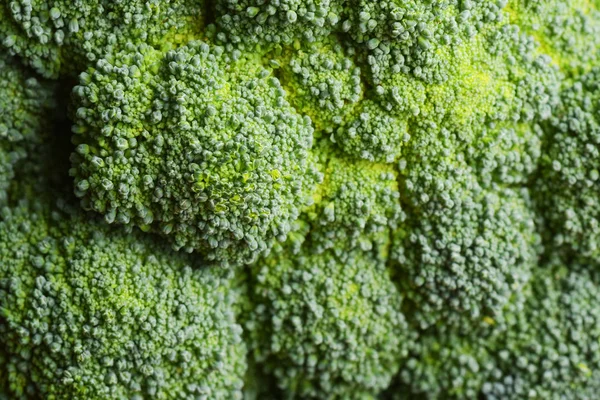 Groene Broccoli Voedselachtergrond — Stockfoto