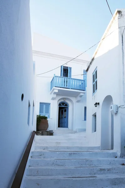 Old Blold Blue Doors Greece Santorini Doors Greece Santorini — Stock Photo, Image