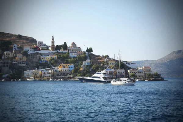 Increíble Grecia Isla Pictórica Symi — Foto de Stock