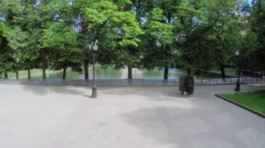 Fener iskele Patriarshy gölet üzerinde ile Park 