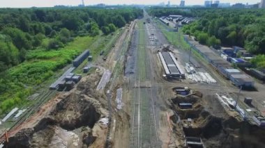 Mkzd demiryolu yapım aşamasında 