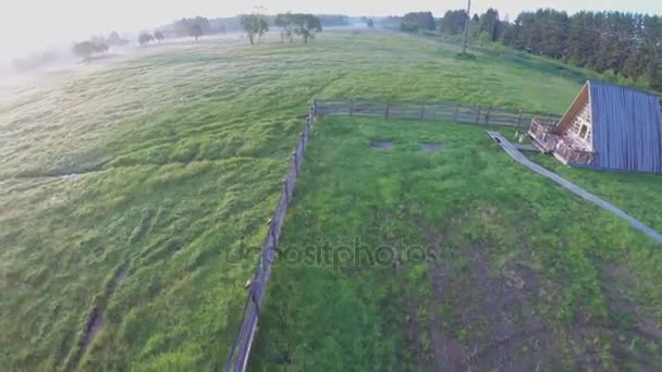 Apartamentos privados en Popov prado agricultor-turista hogar — Vídeos de Stock