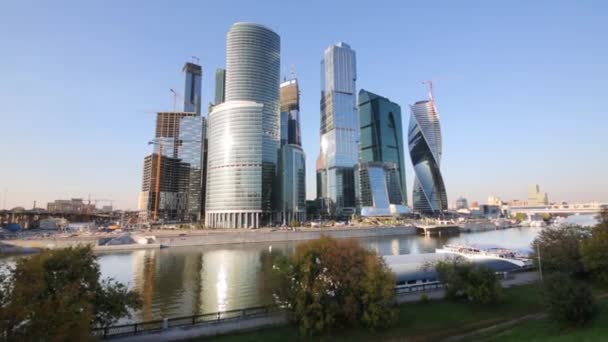Międzynarodowe Centrum Biznesu w Moskwie — Wideo stockowe