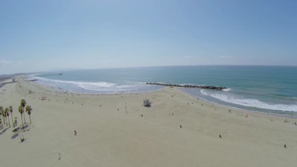威尼斯海滩与滑板 — 图库视频影像