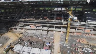 Futbol arena Luzhniki yapım aşamasında