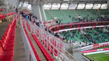 Tribünler maçın bitiminden sonra bırakarak hayranları 