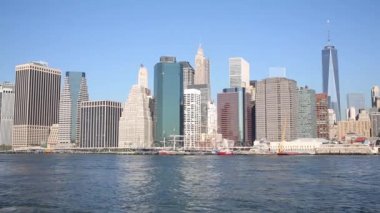 New York'ta Manhattan'ın gökdelenler