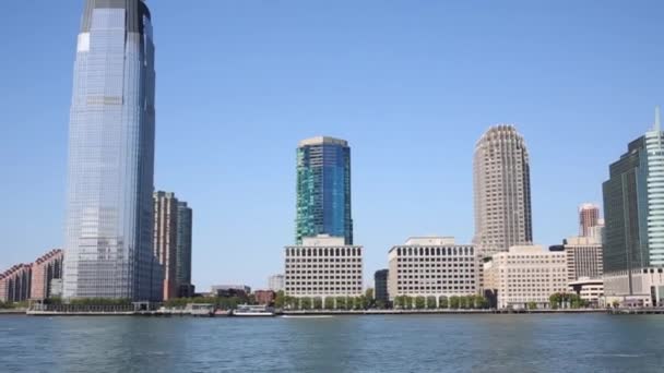 Edificios modernos en Nueva York — Vídeo de stock