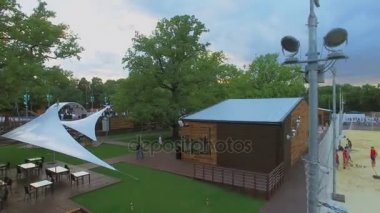 Spor oyun urban beach bağlantı noktası ve dans kat