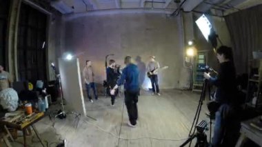 Müzik grubu bebek beyin kayıtlar studio video