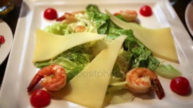 Yemekleri ile restoran tabloda snacks 