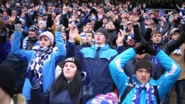 Dinamo futbol takımı taraftarlara tribün