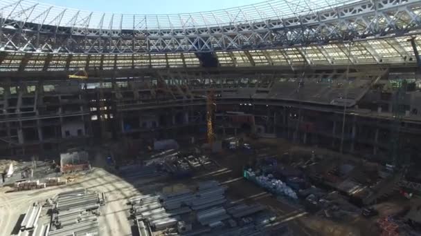 Panorama du stade de football Luzhniki — Video