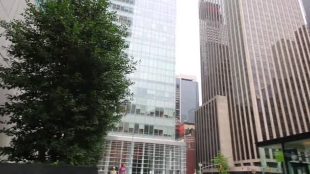 Skyscrapers in New York — Stock Video