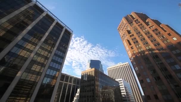 Felhőkarcolók New Yorkban — Stock videók