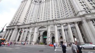  insanlar Manhattan Belediye Binası