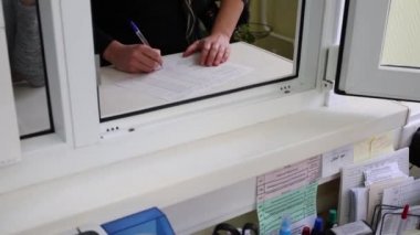 Şehir klinik hastanede Açık Resepsiyon penceresi 