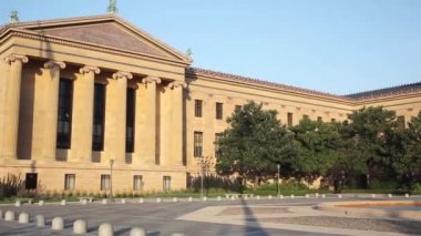 Philadelphia, ABD - Eylül 02, 2014: Philadelphia Sanat Müzesi, Bina. Müze koleksiyonuna ünlüdür esas olarak Pennsylvania Ressamlar ve en yeni zaman boyama eserleri