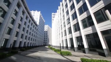 Moskova - 20 Mayıs 2015: İş Merkezi Aquamarine 78 000 m2 lik bir alana sahiptir.