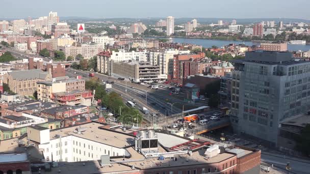 Бостон Сша Сентября 2014 Бостон Столица Крупнейший Город Штата Массачусетс — стоковое видео