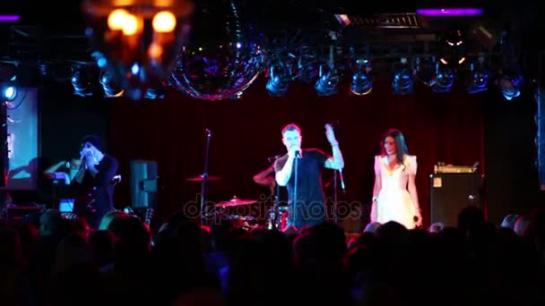Moskau März 2015 Killah Popkünstler Tritt Tonnen Schwerem Nachtclub Auf — Stockvideo
