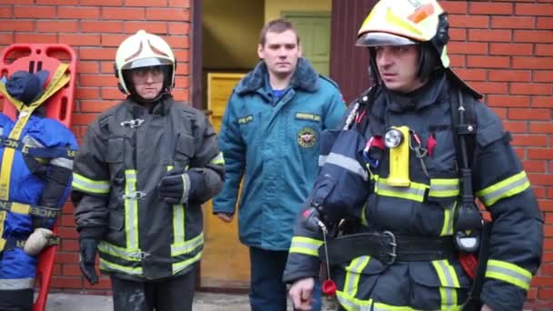 Észak-Kelet-közigazgatási körzet (orosz sürgősségi helyzetek Minisztérium katasztrófa-elhárítási csoportja) — Stock videók