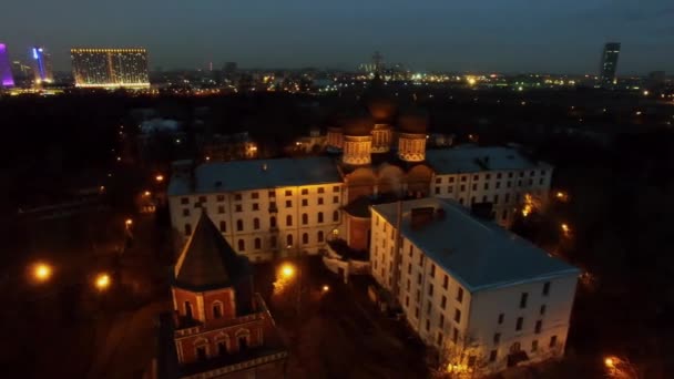 Moscow Nov 2015 Catedral Santa Virgem Ilha Izmailovsky Paisagem Urbana — Vídeo de Stock