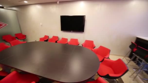 Moscú Dic 2014 Moderno Estadio Spartak Con Sala Reuniones Capacidad — Vídeo de stock