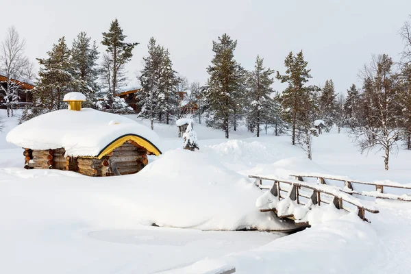 Krajobraz zimowy na lawindzie — Zdjęcie stockowe