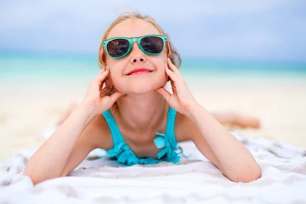 Adorável menina em férias — Fotografia de Stock