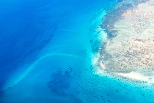 Palau eilanden van bovenaf Stockfoto