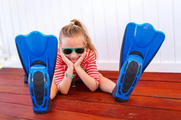 Adorabile bambina in vacanza — Foto Stock